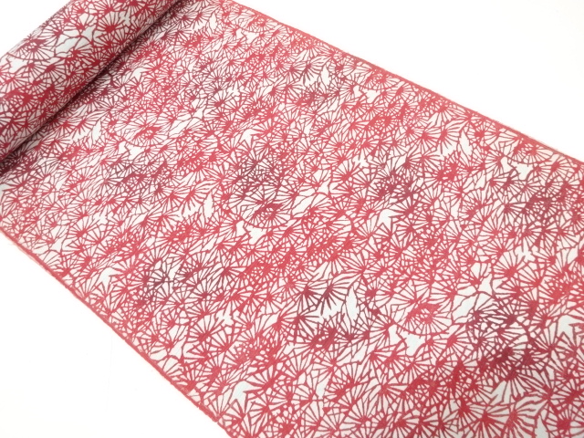 アンティーク　笠松模様　羽尺反物